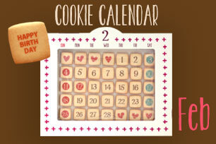 クッキーカレンダー 2月