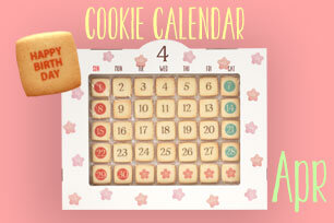 クッキーカレンダー 4月