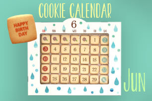 クッキーカレンダー 6月