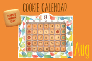 クッキーカレンダー 8月