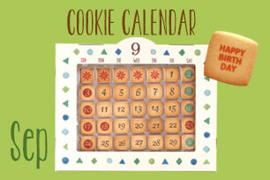 クッキーカレンダー 9月