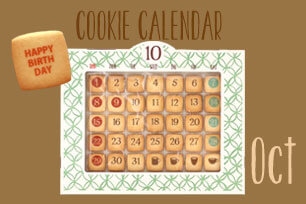 クッキーカレンダー 10月