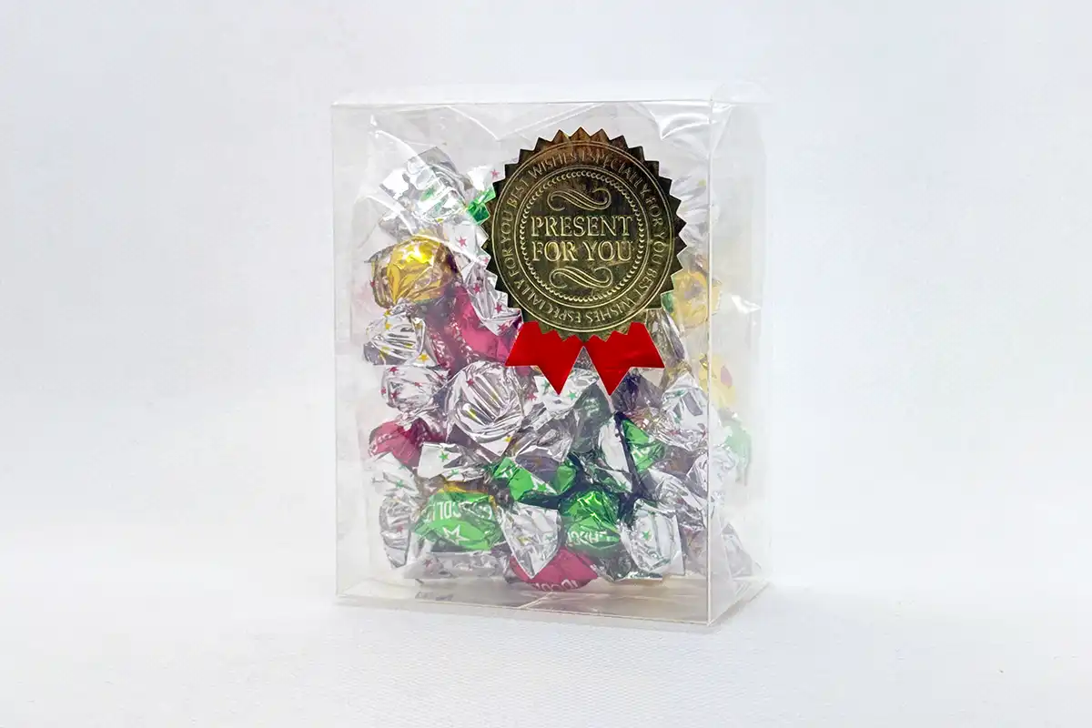 キラキラチョコレート ギフトボックス（リボンシール付き）