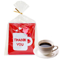 メッセージコーヒー「THANK YOU」ドリップバッグコーヒー10g×2袋セット（ギフトラッピング）