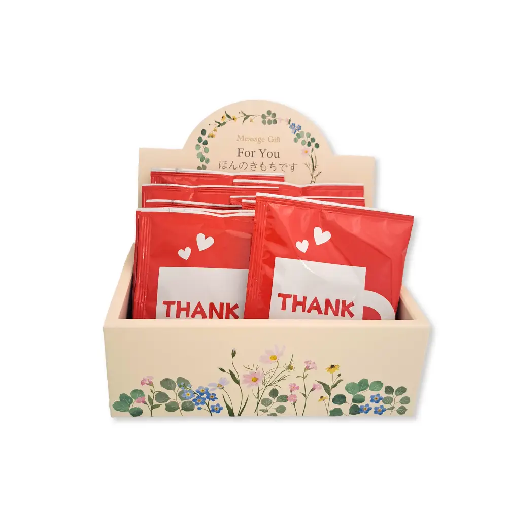 ギフト箱入りメッセージコーヒー「THANK YOU」ドリップバッグコーヒー10g ×10袋