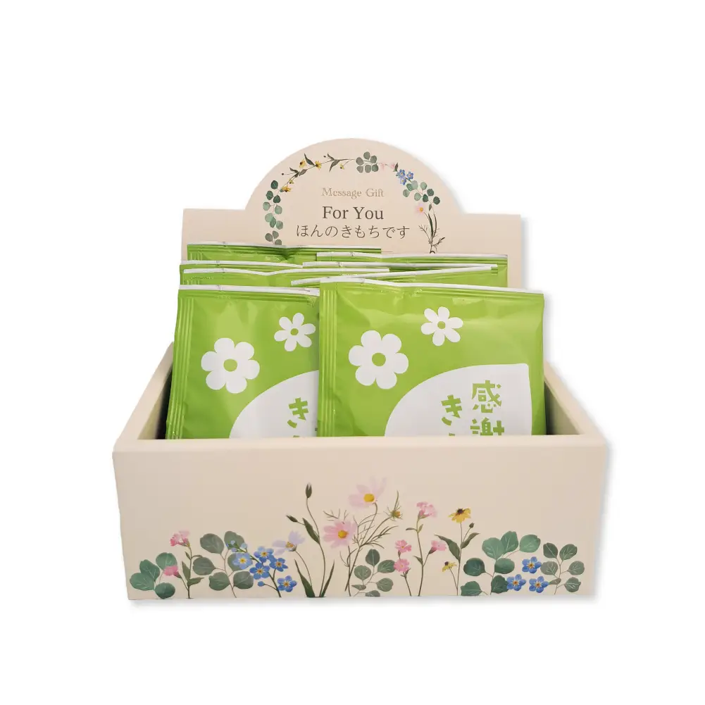 ギフト箱入りメッセージコーヒー「感謝のきもちです」ドリップバッグコーヒー10g ×10袋