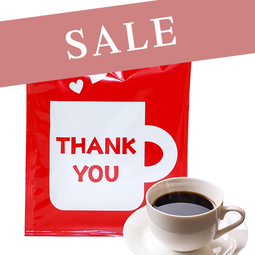 【大特価セール中】メッセージコーヒー「THANK YOU」ドリップバッグコーヒー10g