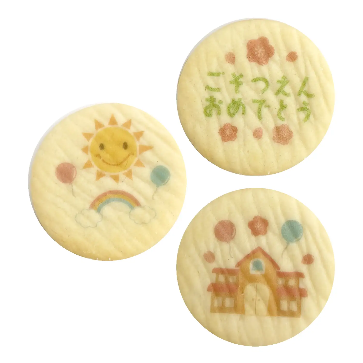 「ごそつえんおめでとう」バタークッキー３枚入り