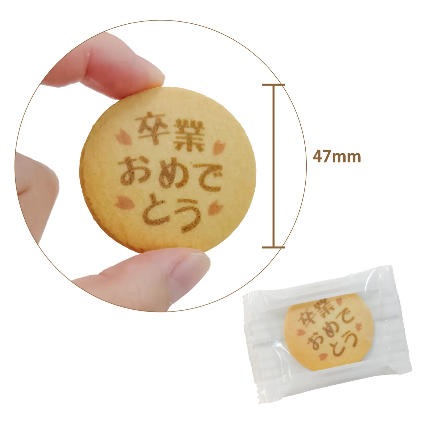 お配り用 大袋 卒業おめでとうクッキー 300g