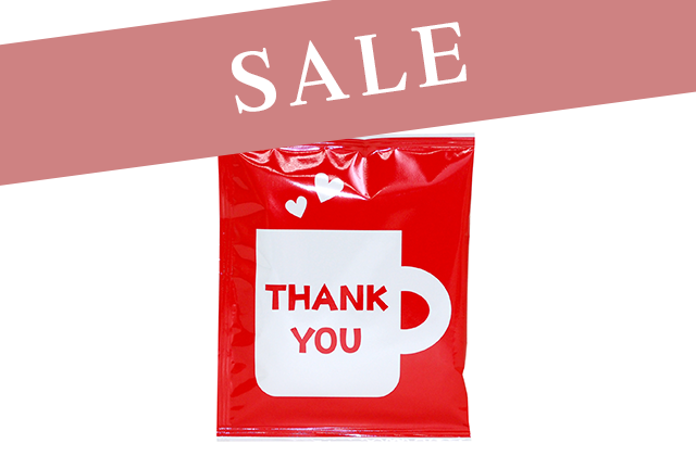 メッセージ入りコーヒー THANK YOU