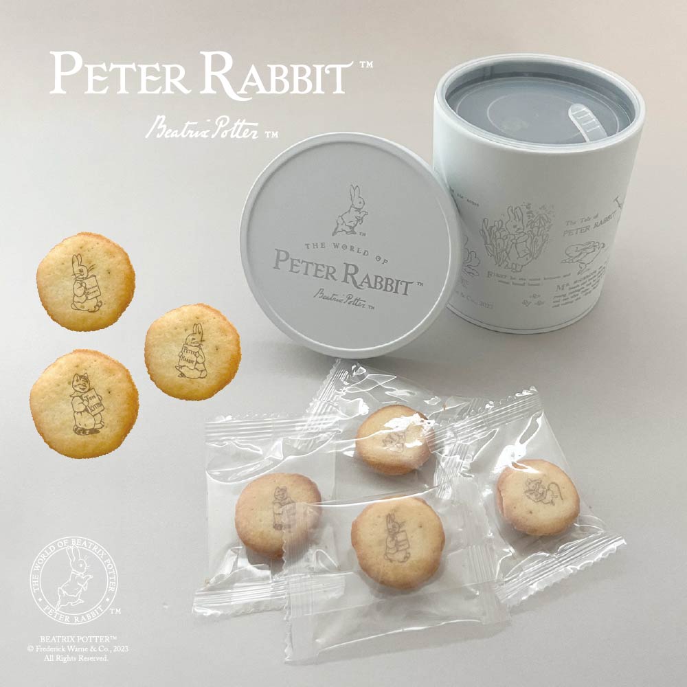 ピーターラビット／PETER RABBIT　キャニスター缶入りプリントチョコラングドシャ_01