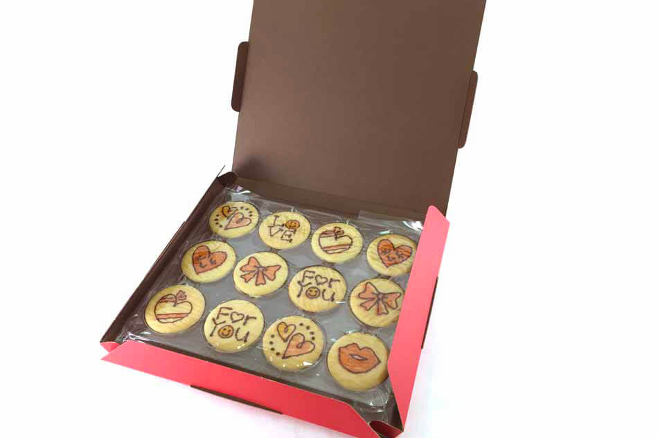 チョコペイントクッキー　レターパッケージ